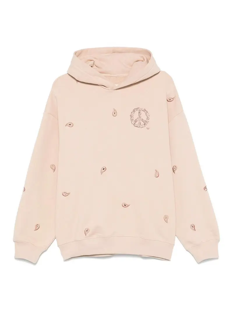 Logo con cappuccio di cotone organico Rosa Chiaro