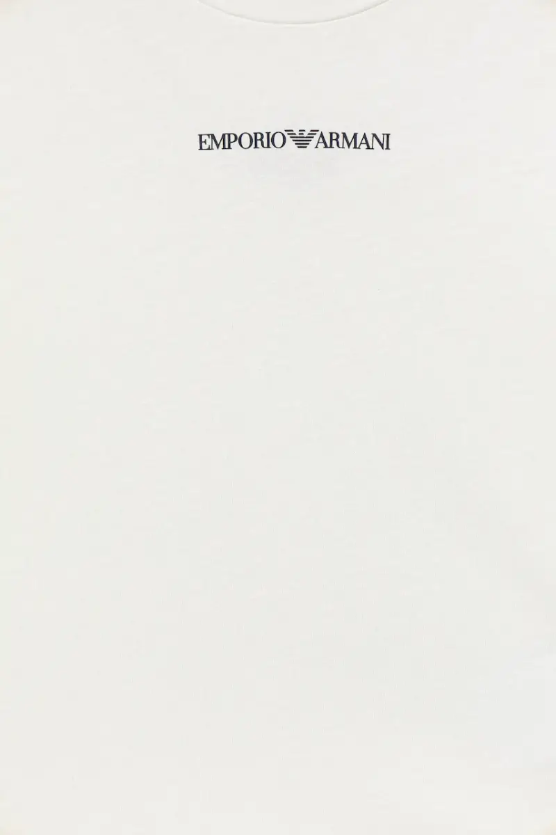 longsleeve in cotone bambino/a Bianco miniatura 3