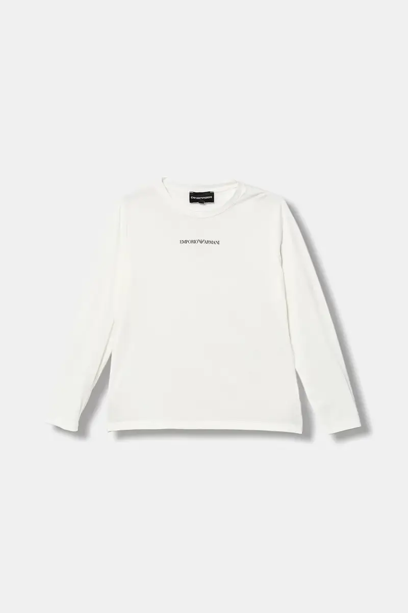 longsleeve in cotone bambino/a Bianco