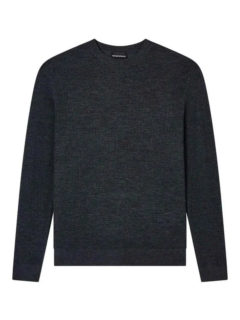 Maglia Girocollo In Lana Grigio