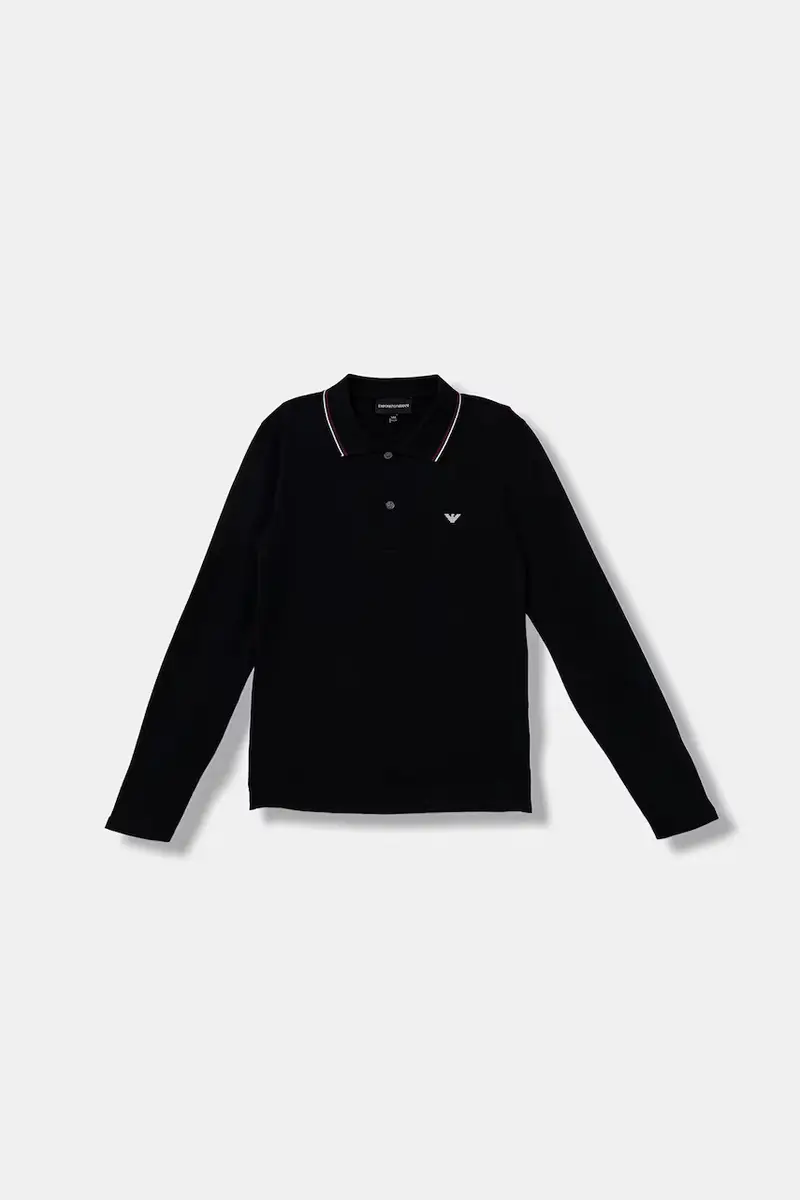 maglietta a maniche lunghe per bambini colore bianco 8N4FB5 1JPTZ Blu navy