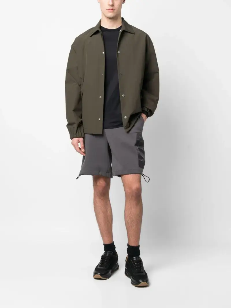 Maglione blu mezzanotte con logo allorlo Blu navy miniatura 2