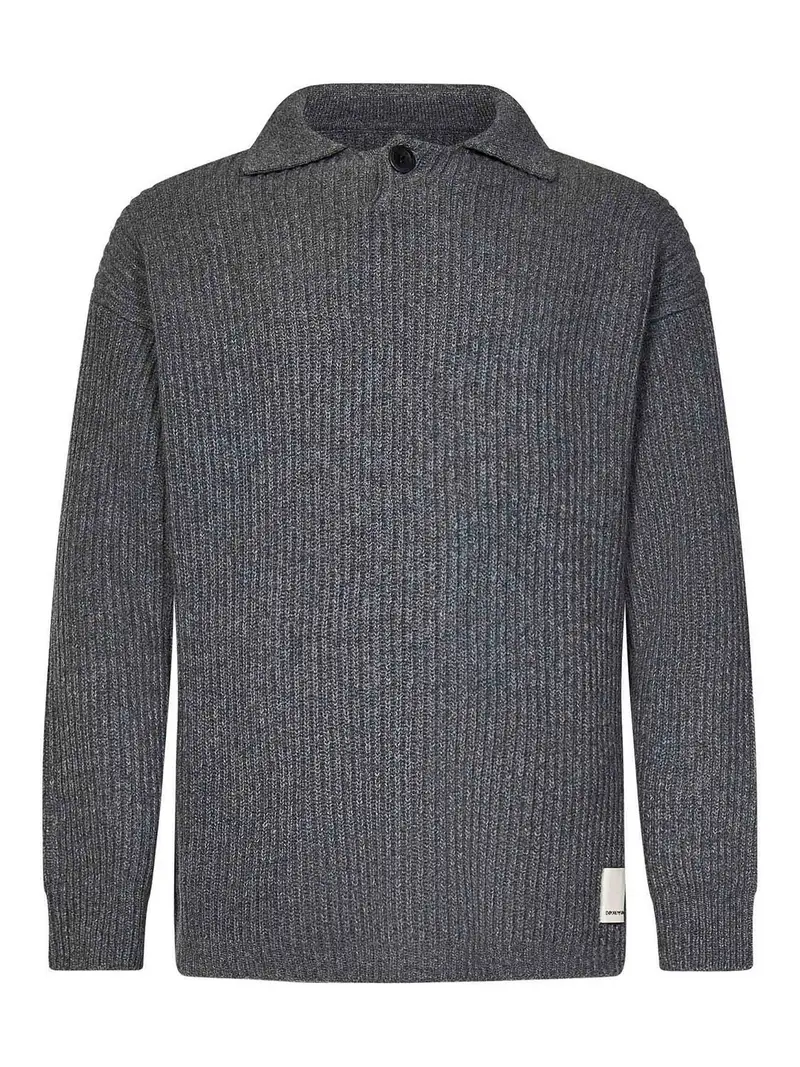 Maglione lavorato a maglia Grigio