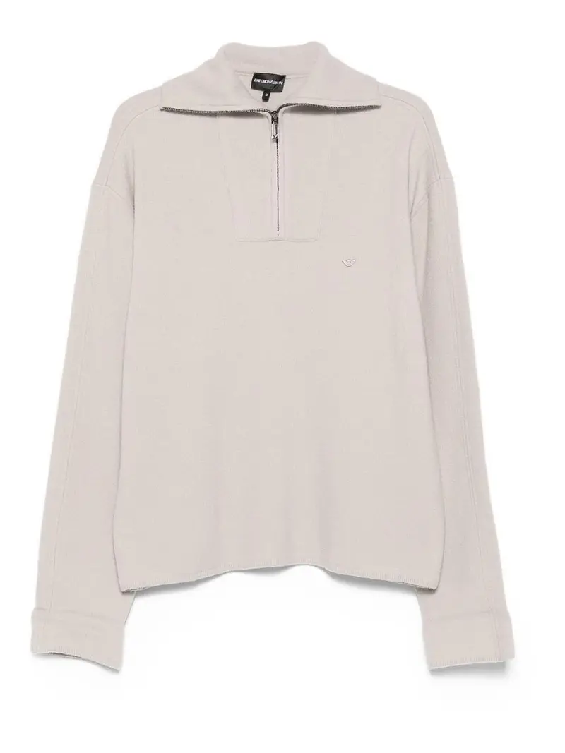 Maglione scollo a tartaruga di lana Grigio