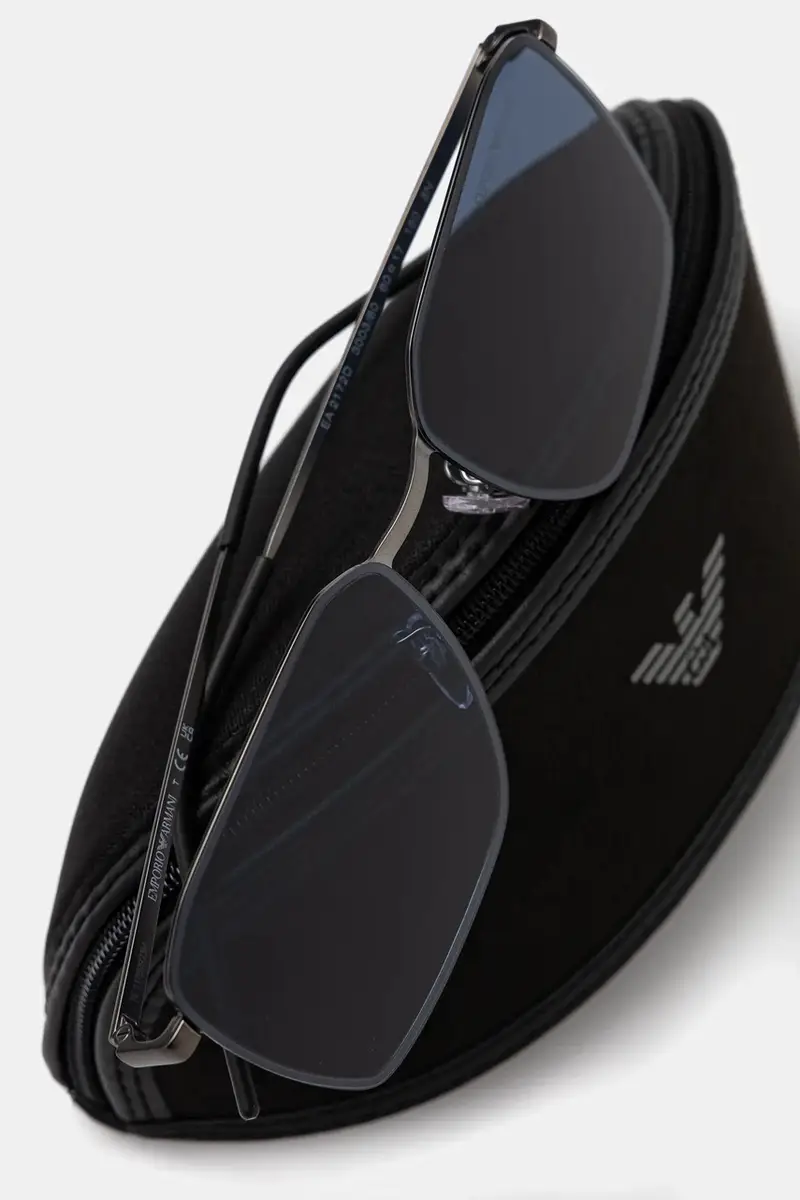 Emporio Armani Occhiali da sole Uomo Blu 3766940 miniatura 4