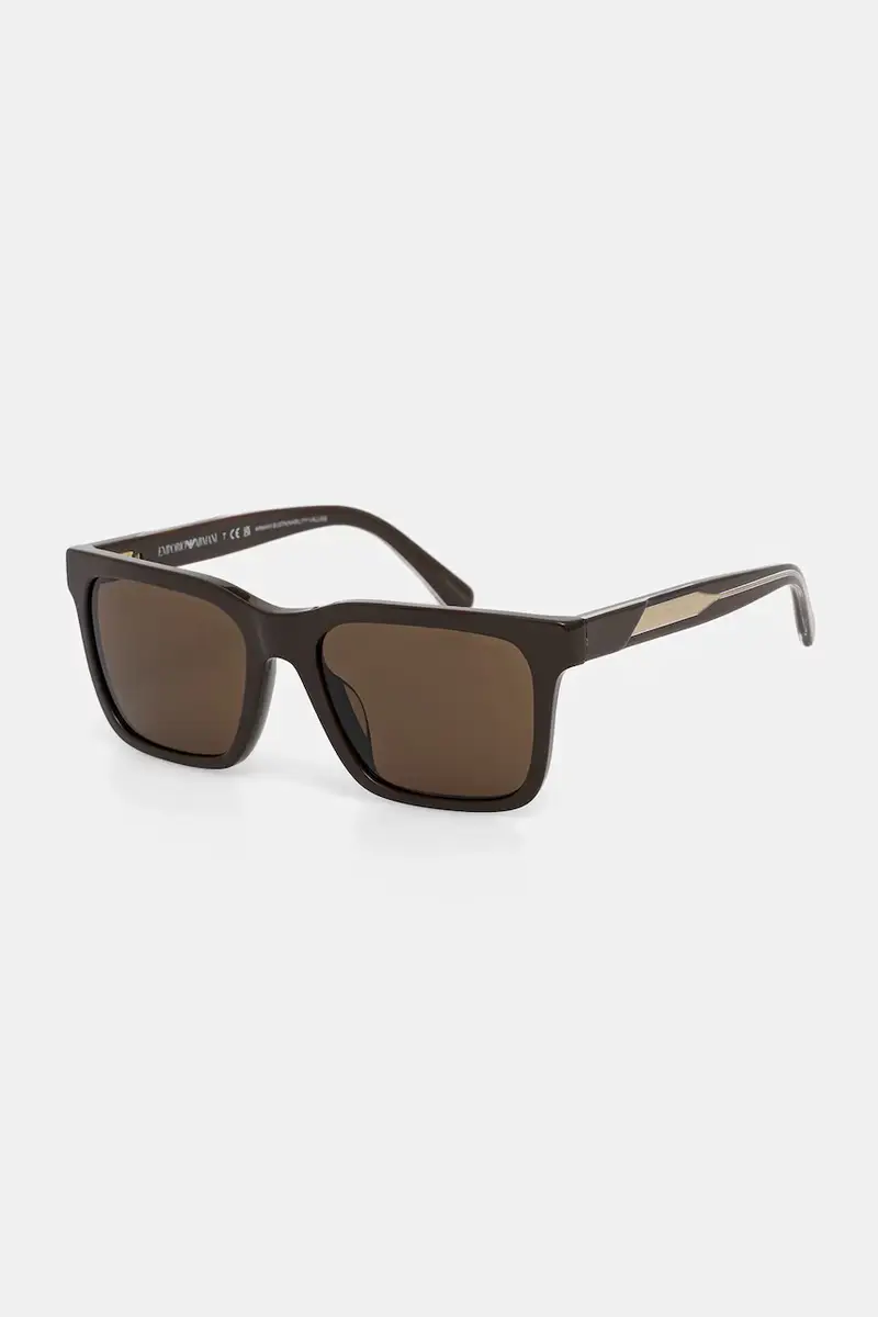 Emporio Armani Occhiali da sole Uomo Marrone 3772320 miniatura 2