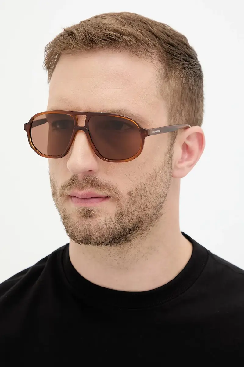Emporio Armani Occhiali da sole Uomo Marrone 3772332