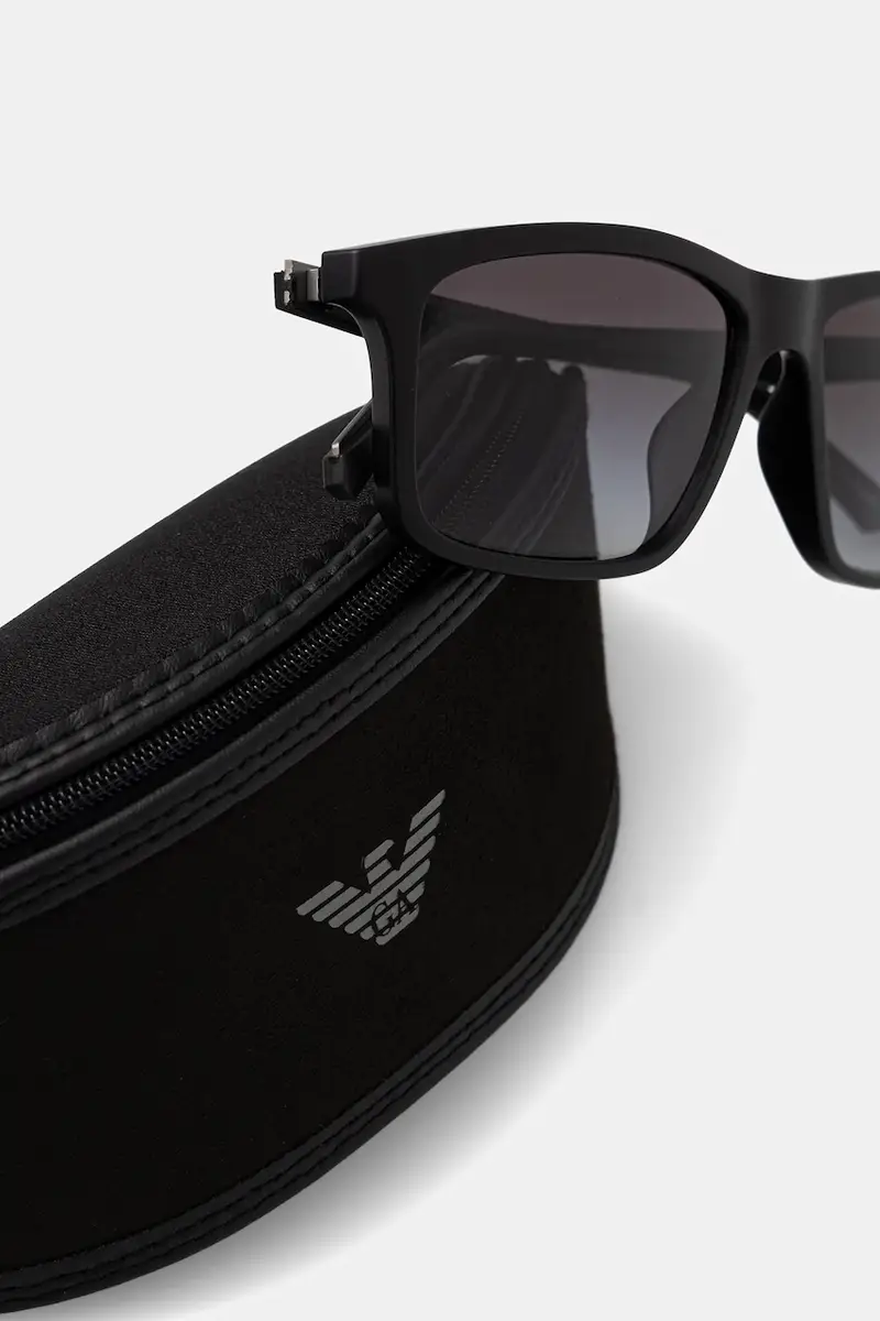 Emporio Armani Occhiali da sole Uomo Nero 3777700 miniatura 4