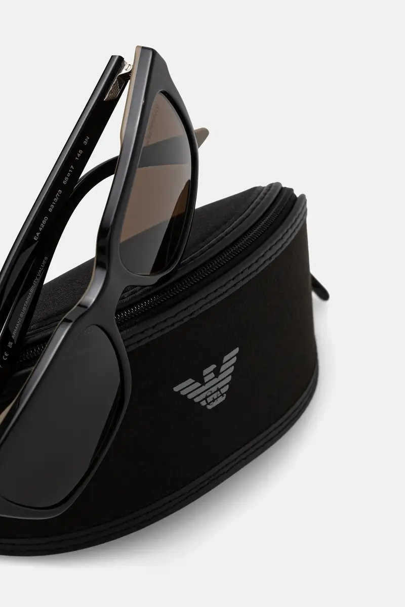 Emporio Armani Occhiali da sole Uomo Nero 3777609 miniatura 4