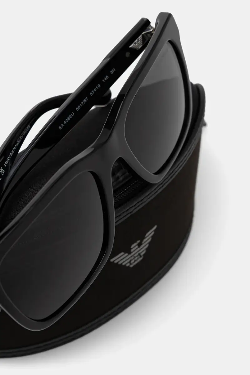 Emporio Armani Occhiali da sole Uomo Nero 3777650 miniatura 4