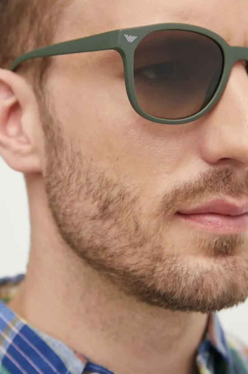 Emporio Armani Occhiali da sole Uomo Verde 3158799 miniatura 2