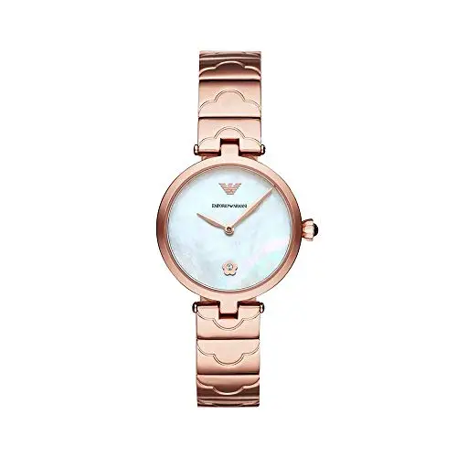 Emporio Armani Orologio Analogico Quarzo Donna con Cinturino in Acciaio Inox AR11236