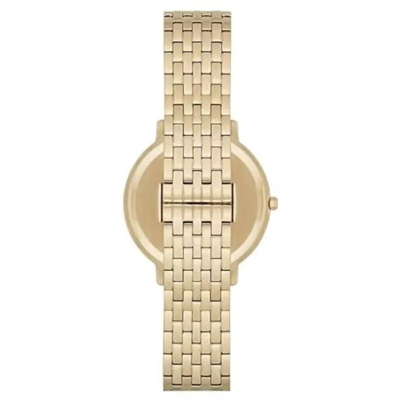 Emporio Armani Orologio Donna, movimento a due lancette, cassa in acciaio inossidabile oro 32 mm con bracciale in miniatura 2