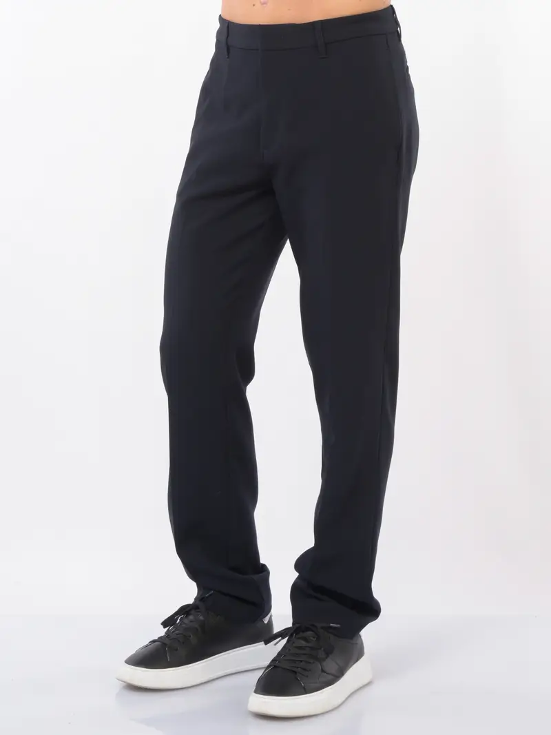 pantalone da uomo Emporio Armani chino in jersey Blu