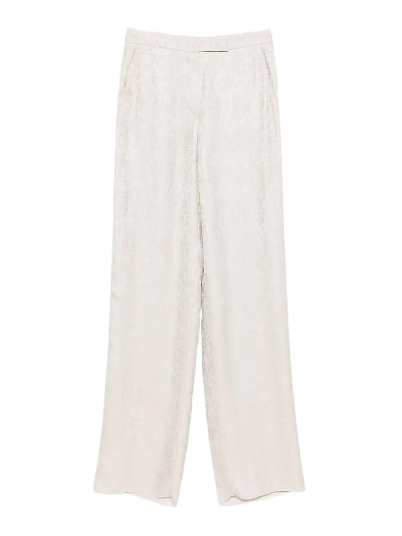 Pantaloni a gamba dritta Beige