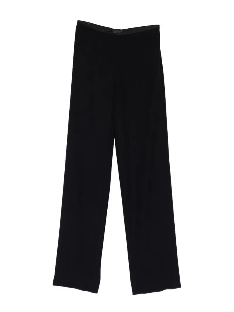 Pantaloni a gamba dritta in Cady Blu