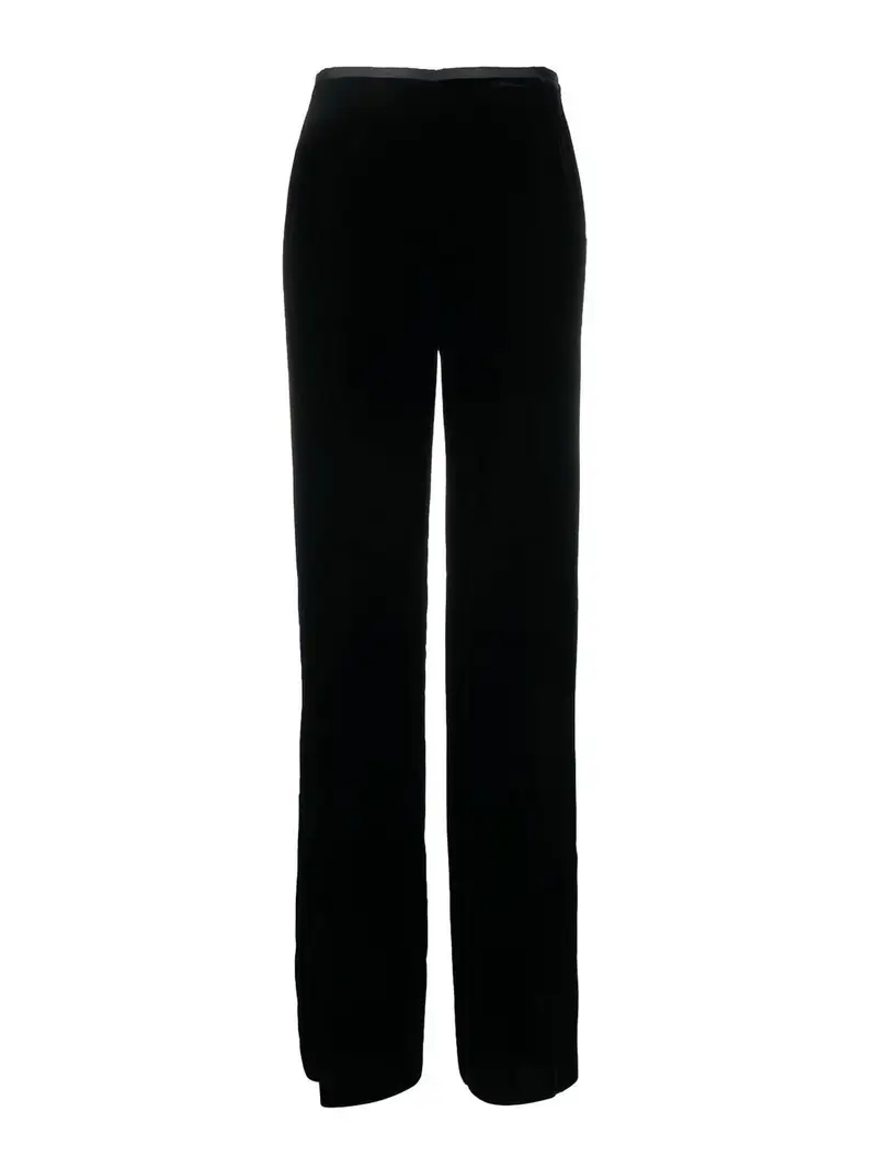 Pantaloni a gamba larga Nero