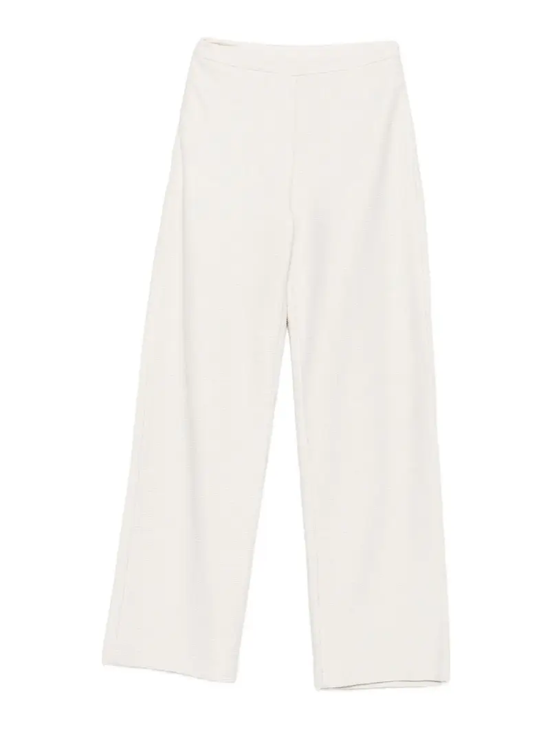 Pantaloni a vita alta Bianco