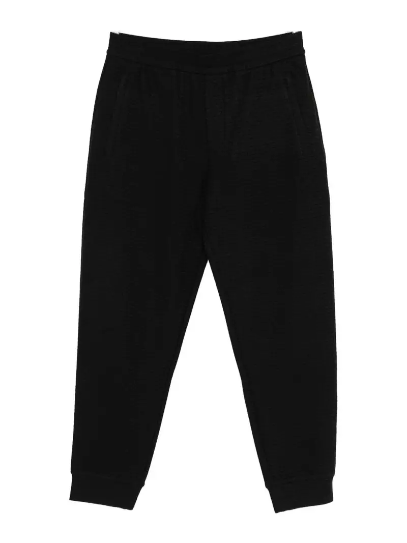 Pantaloni della tuta in misto cotone Nero