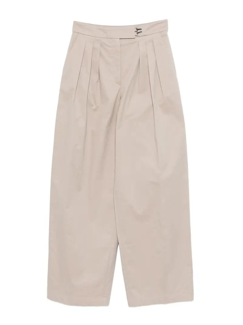 Pantaloni di cotone Beige