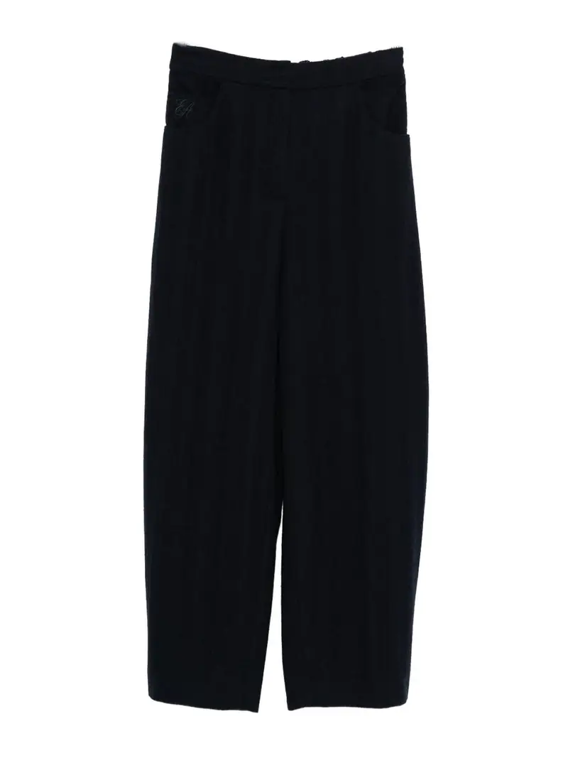 Pantaloni di lana Blu