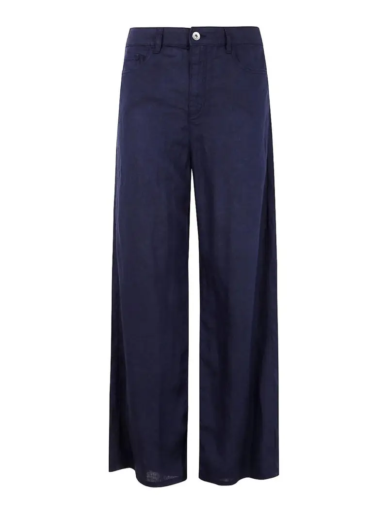 Pantaloni di lino Blu