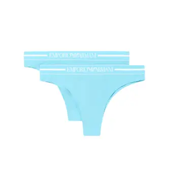 per donna EW000406_AF19023 Set di 2 infradito blu da giorno (L), Homewear, Cotone, Turchese