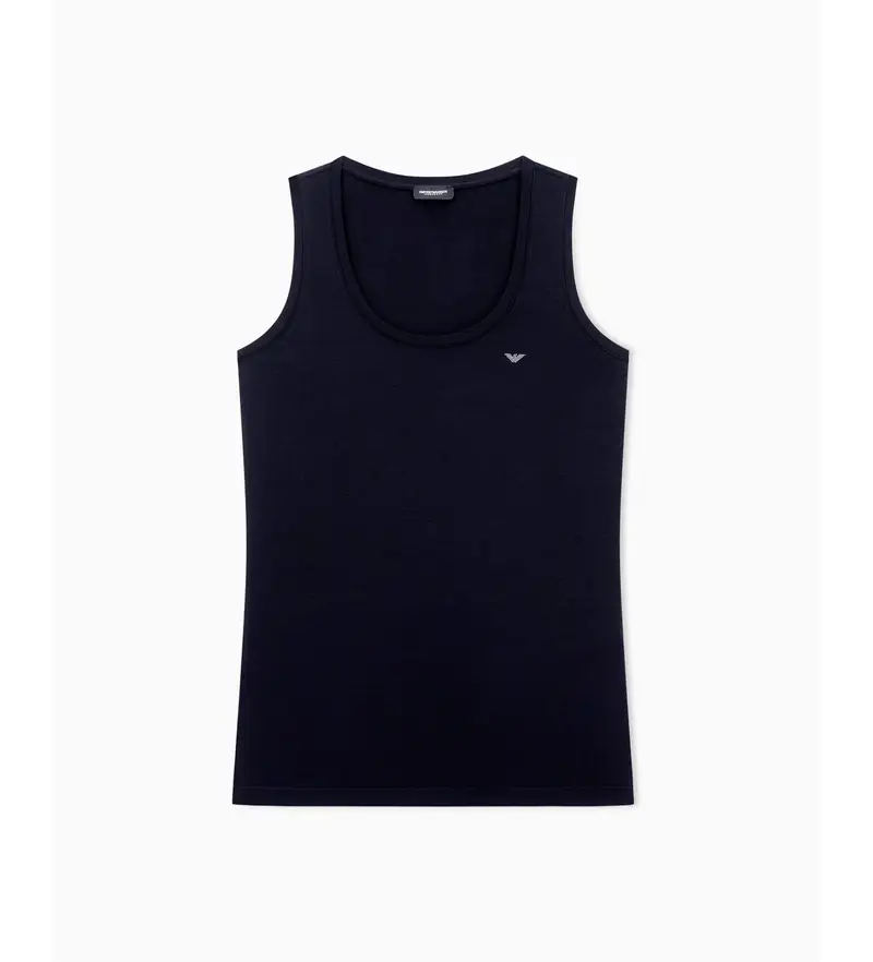 per donna. EW000407_AF10889 Maglietta Essential Studs nera (S), Nero, Homewear, Viscosa, Senza maniche / cinghie