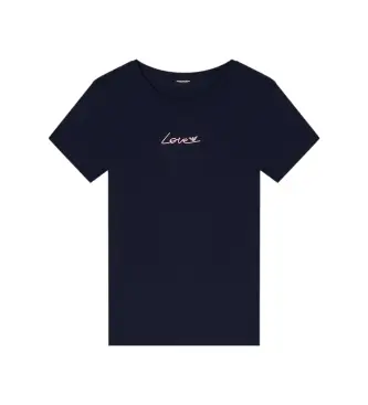 per donna EW000408_AF19049 Maglietta blu navy per San Valentino (XL), Homewear, Cotone, Manica corta
