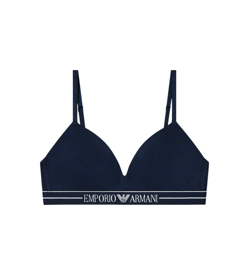 per donna EW000442_AF10881 Reggiseno a triangolo imbottito blu navy (L), Homewear, Cotone