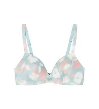 per donna EW000444_AF19035 Reggiseno in micro raso blu (XS), Homewear, Poliamide Azzurro