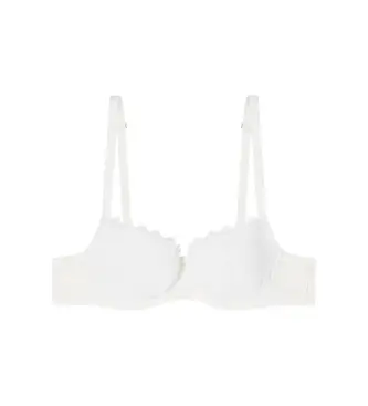 per donna EW001943_AF19033 Reggiseno in pizzo bianco eterno (85B), Homewear, Poliestere