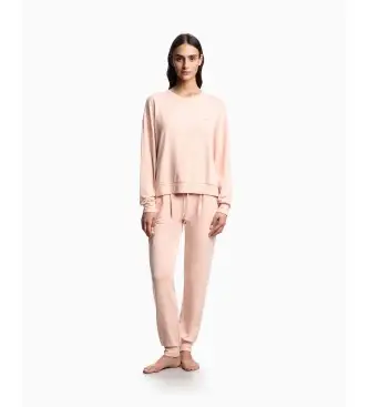 per donna EW002499_AF19032 Felpa rosa Homie (M), Homewear, Viscosa