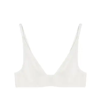 per donna EW002718_AF19030 Reggiseno in rete bianca (90B), Bianco, Homewear, Poliamide