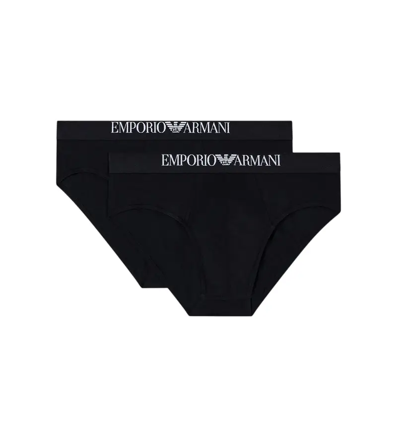 Emporio Armani Slip Uomo Nero 3537985