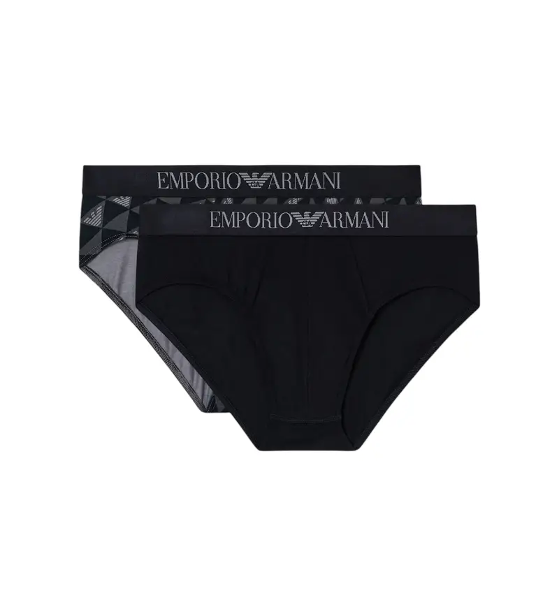 Emporio Armani Slip Uomo Nero 3537998