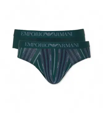per uomo EM000251_AF14994 Set di 3 slip verdi (L), Casual, Homewear, Verde, Sintetico Pelle