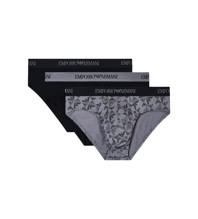 Emporio Armani Slip Uomo Nero 3537980