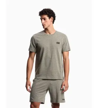 per uomo EM000574_AF20452 Maglietta verde (XXL), Casual, Cotone, Manica corta