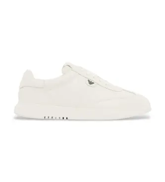 per uomo EM003062_AF20004 Sneakers in pelle Eagle, bianco sporco (43), Basso, Stringhe, Casual