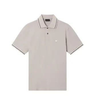 per uomo EM004607_AF23090 Polo in cotone beige (3XL), Casual, Manica corta