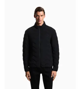 per uomo EM004947_AF18499 piumino nero (42), Casual, Poliamide