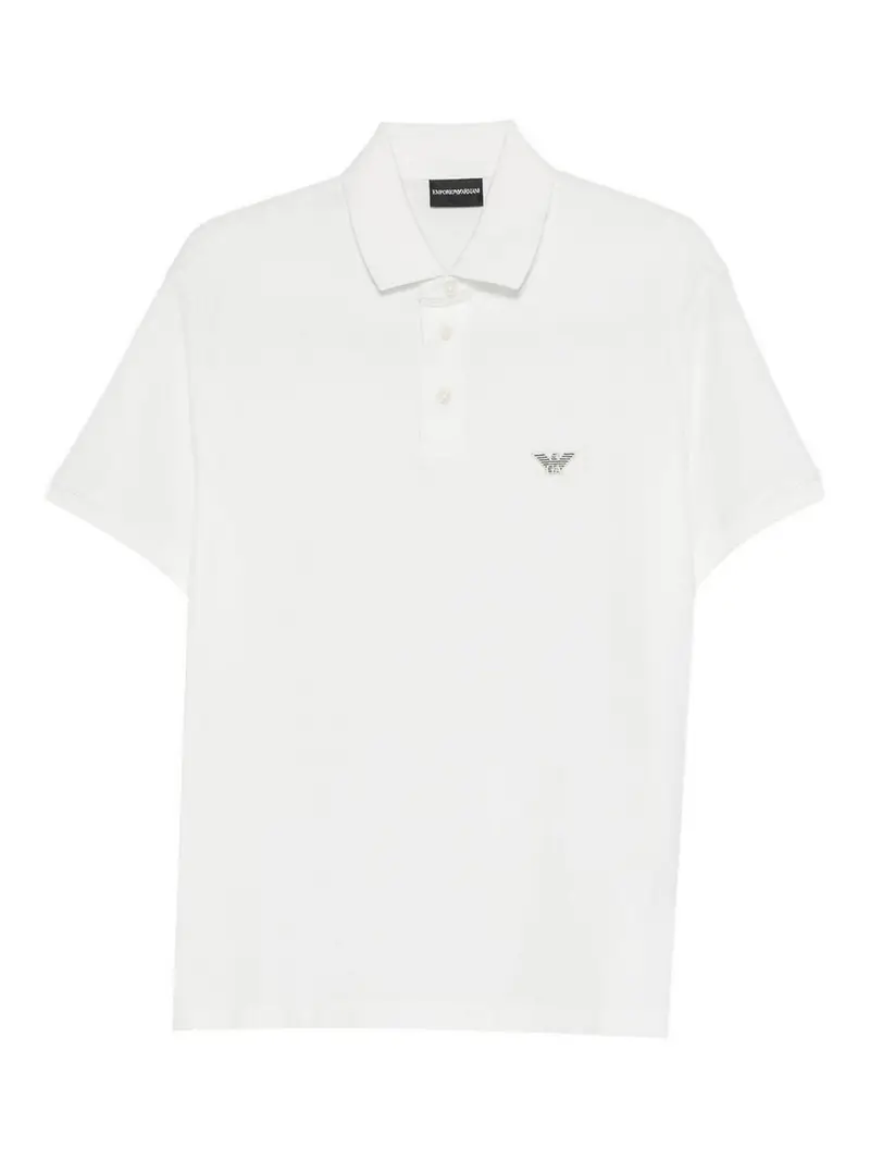Polo in cotone Bianco