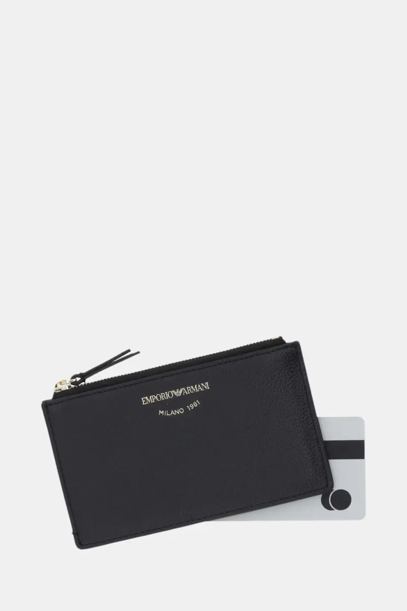 portafoglio in pelle donna colore nero EW003035 AF19568 miniatura 3