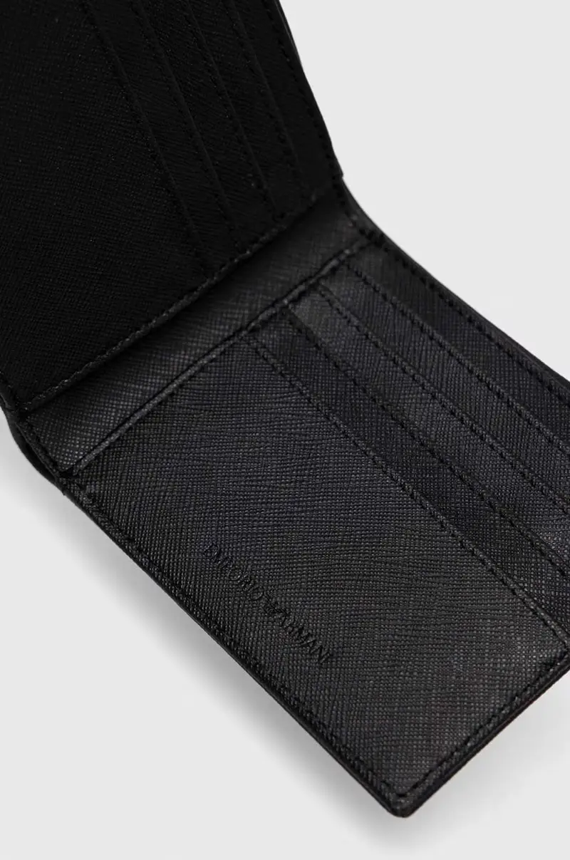 portafoglio uomo Nero miniatura 3