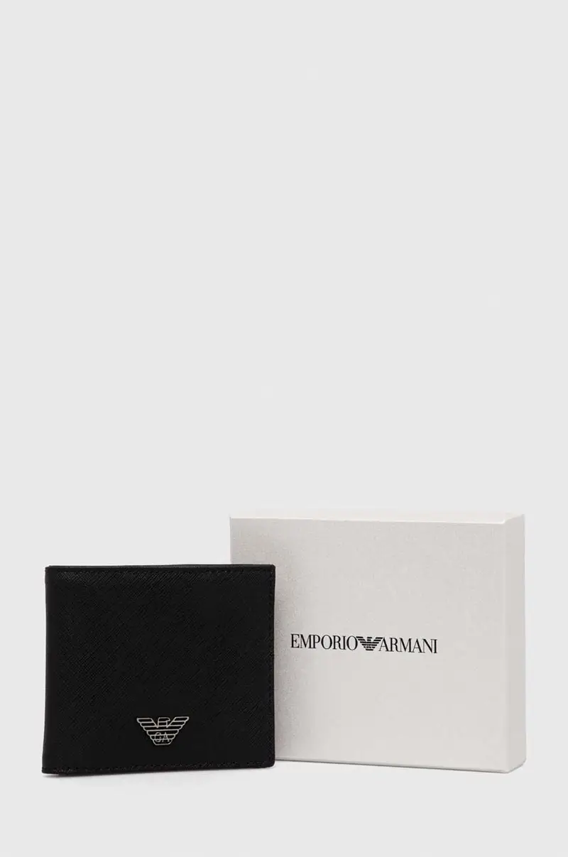 portafoglio uomo Nero miniatura 4