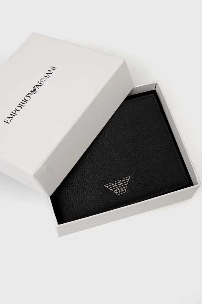 portafoglio uomo Nero miniatura 4