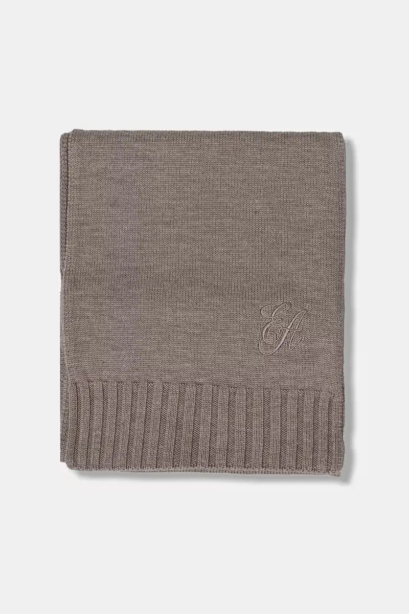 sciarpa in lana donna colore beige EW003130 AF19981 miniatura 2