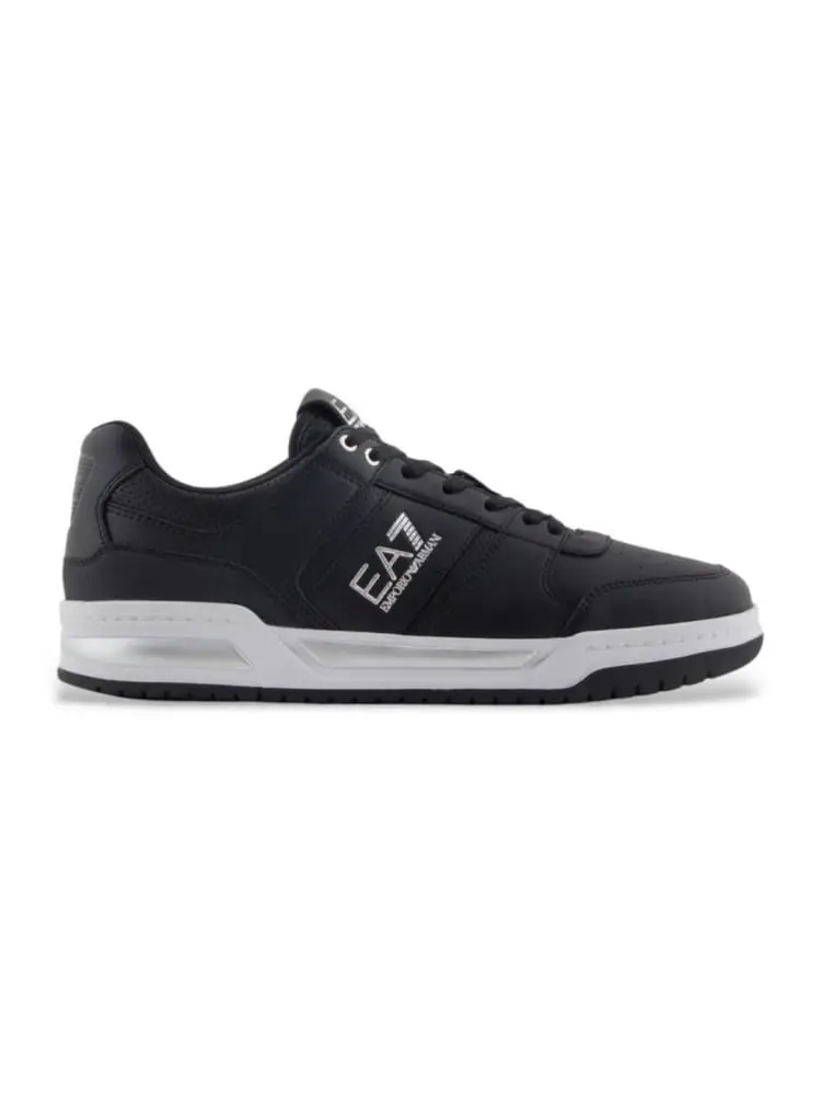 sneakers baseline in pelle nera