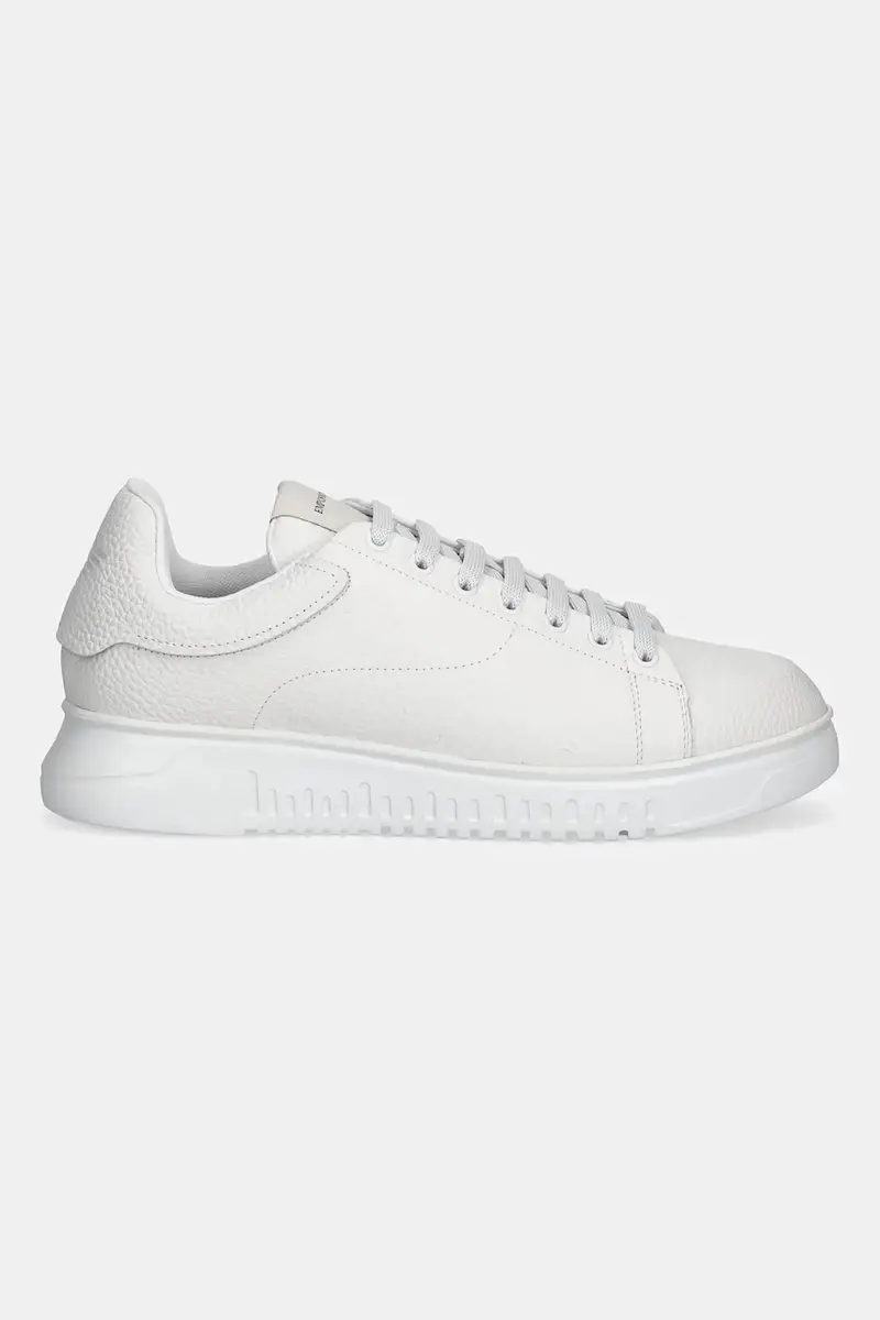 sneakers in pelle uomo colore bianco EM003663 AF19999 U0001 miniatura 2
